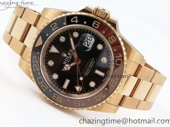 0103 Refined GMT-Master II 126715 CHNR Black Brown Ceramic Clean Factory 1:1 Best Edition on RG Bracelet DD 1715
